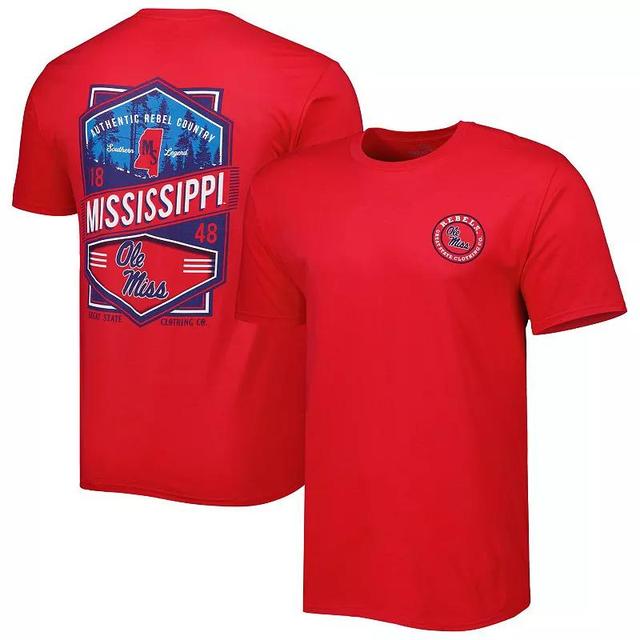 Mens Ole Miss Rebels Double Diamond Crest T-Shirt Product Image