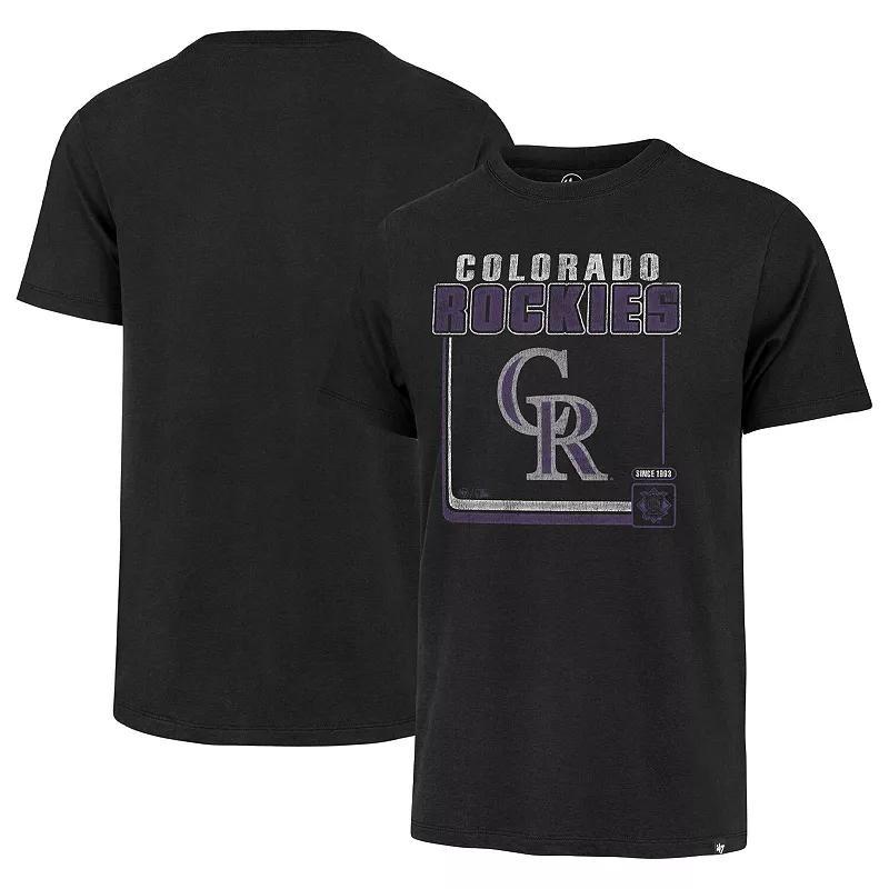 Mens 47 Colorado Rockies Cooperstown Collection Borderline Franklin T-Shirt Product Image