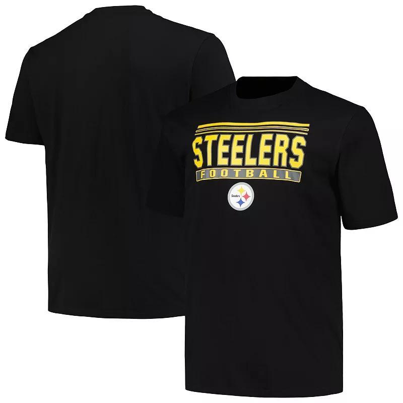 Mens Fanatics Branded Pittsburgh Steelers Big & Tall Pop T-Shirt Product Image