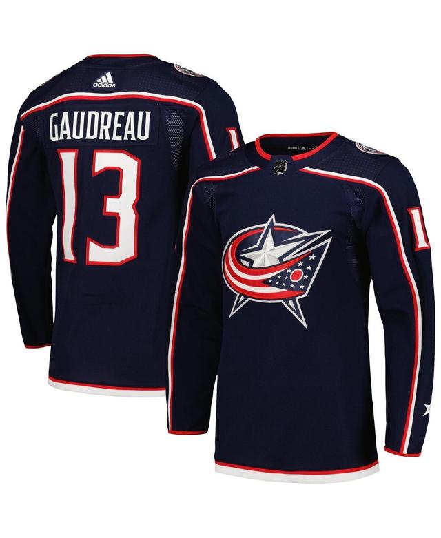 Mens adidas Johnny Gaudreau Columbus Blue Jackets Home Primegreen Authentic Pro Player Jersey Product Image