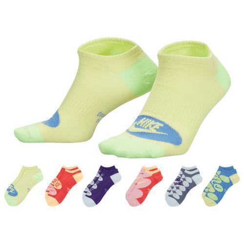 Nike Womens Nike Everyday Lightweight No Show 6 Pack Socks - Womens Product Image