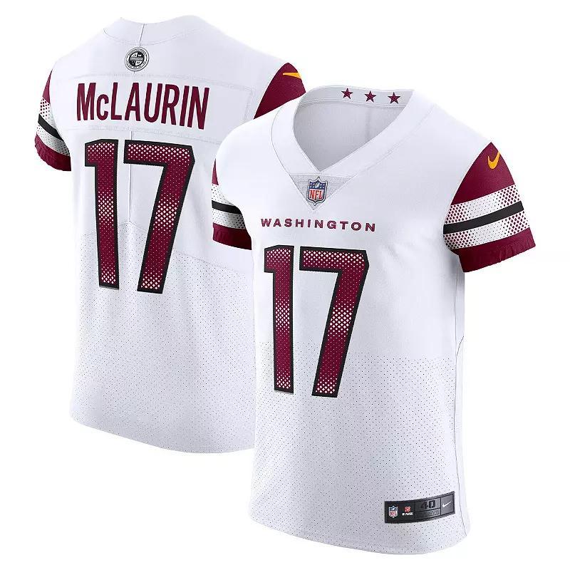 Mens Nike Terry McLaurin White Washington Commanders Vapor Elite Jersey - White Product Image