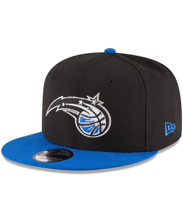 Mens New Era Black/Royal Orlando Magic Two-Tone 9FIFTY Adjustable Hat Product Image