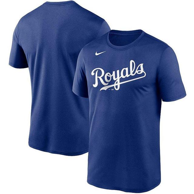 NIKE Men's  Royal Kansas City Royals Wordmark Legend T-shirt Product Image