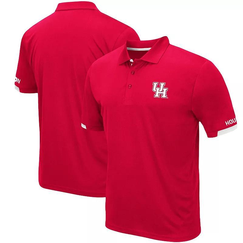 Mens Colosseum Red Houston Cougars Santry Lightweight Polo Product Image