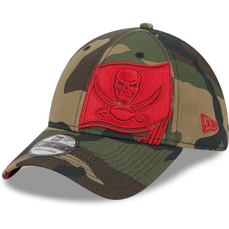 Men's New Era Camo Tampa Bay Buccaneers  Punched Out 39THIRTY Flex Hat Product Image