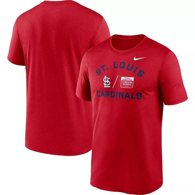 Mens Nike St. Louis Cardinals 2023 MLB World Tour: London Series Legend Performance T-Shirt Product Image