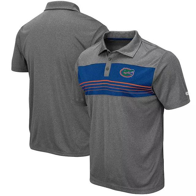 Mens Colosseum Heathered Charcoal Gonzaga Bulldogs Smithers Polo Product Image