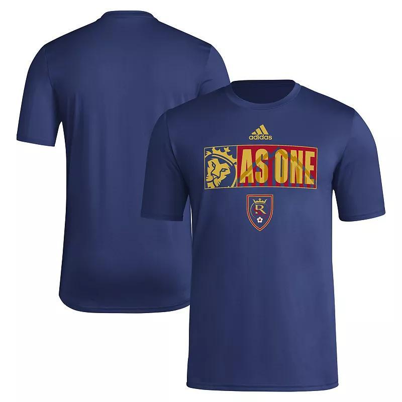 Mens adidas Navy Real Salt Lake 2024 Jersey Hook AEROREADY T-Shirt Slt Blue Product Image