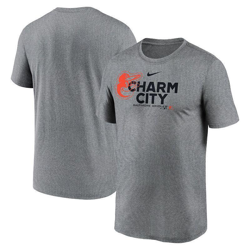 Mens Nike Heathered Charcoal Baltimore Orioles Local Rep Legend Performance T-shirt Product Image