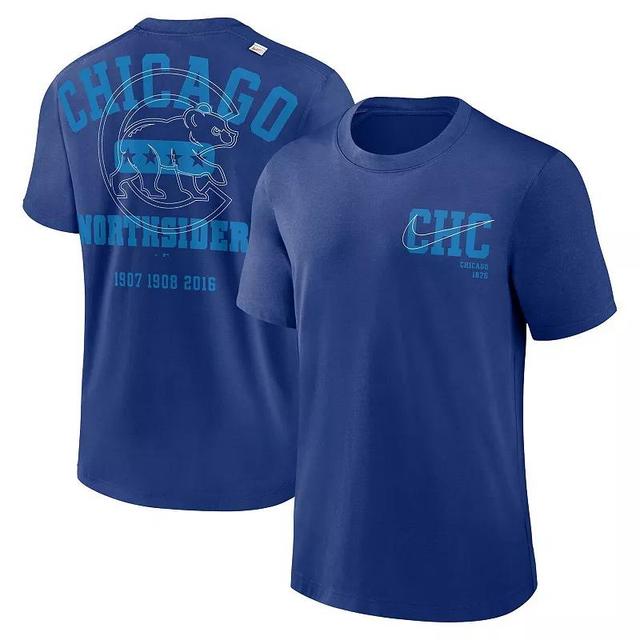 Mens Nike Royal Chicago Cubs Statement Game Over T-shirt Product Image