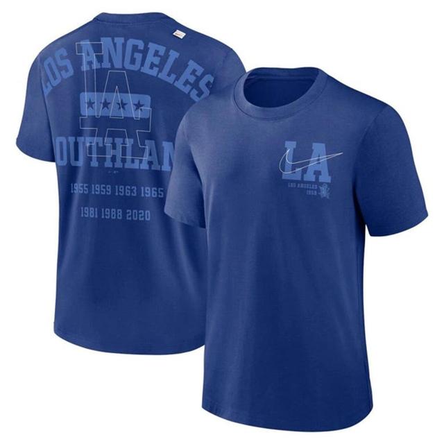 NIKE Royal Los Angeles Dodgers Statement Game Over T-shirt Product Image