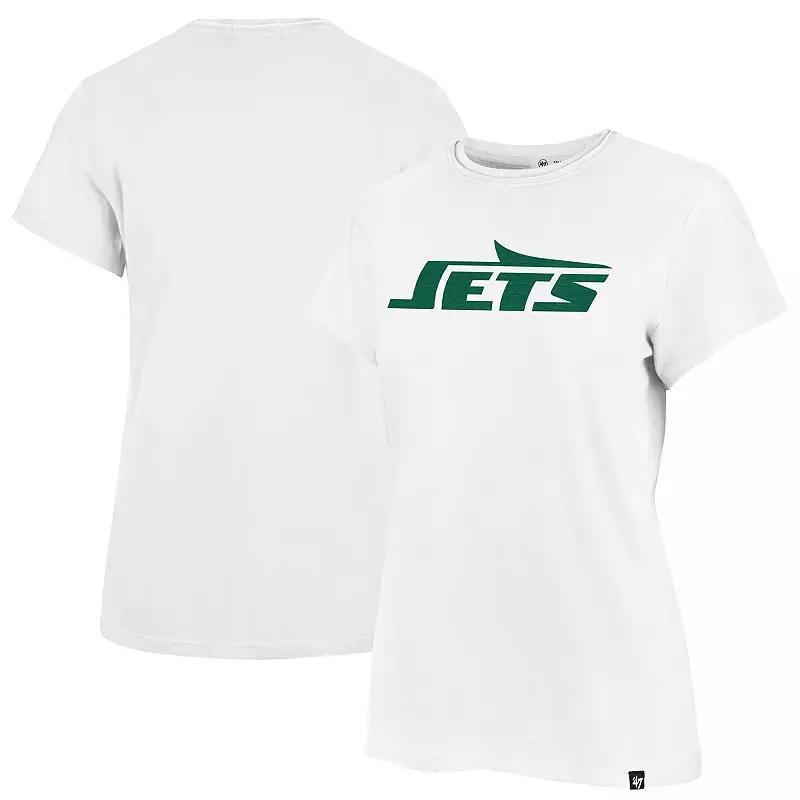 47 Womens White New York Jets Premier Frankie T-Shirt Product Image