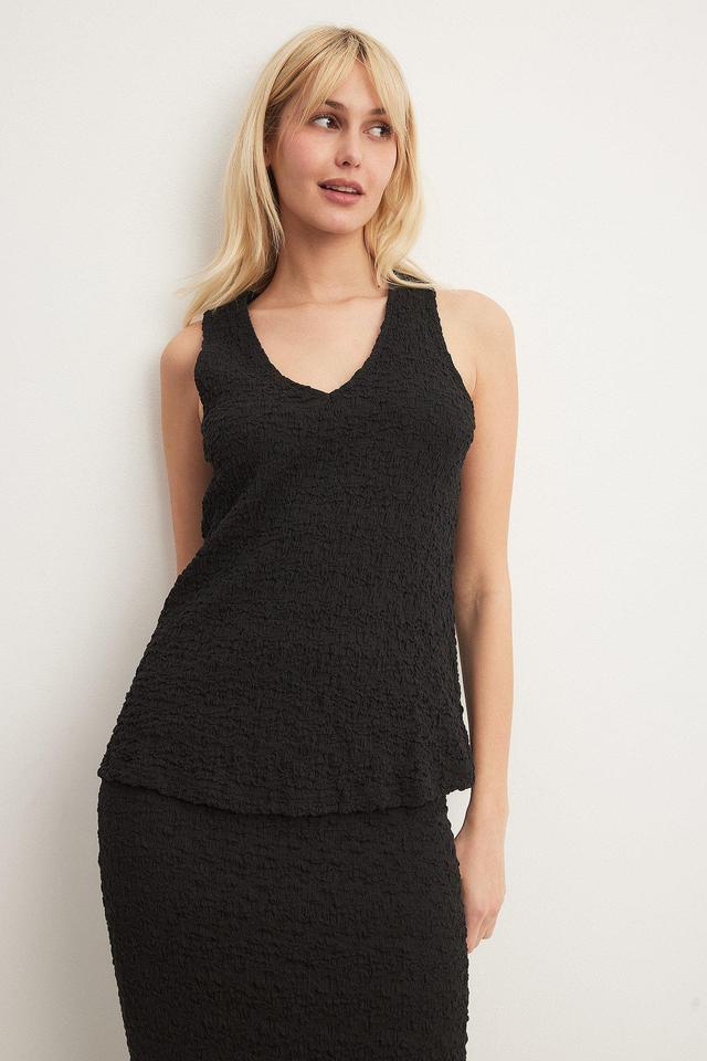 Structured Sleeveless Top Product Image