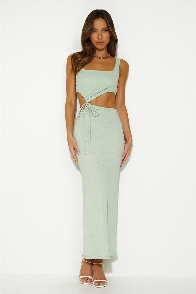 Polished Maxi Dress Sage Product Image