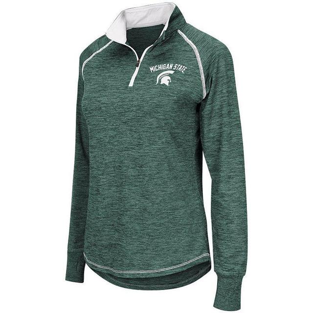 Womens Colosseum Michigan State Spartans Bikram Quarter-Zip Pullover Jacket Product Image