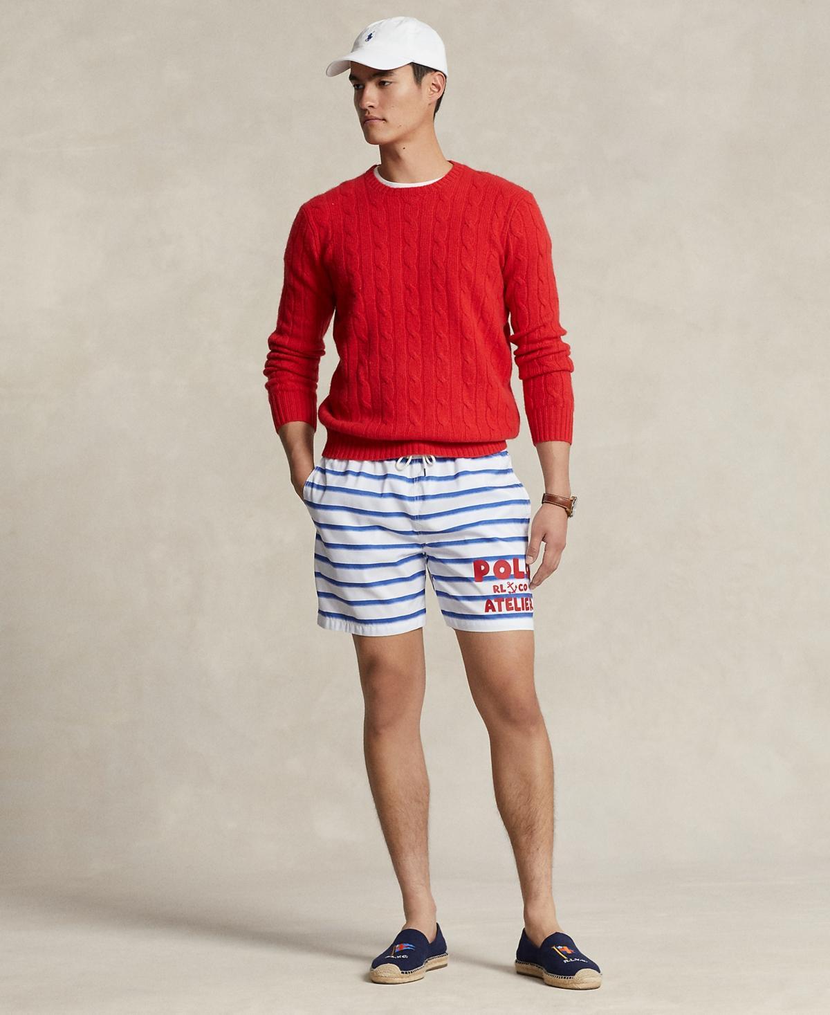 Mens Traveler Striped Swim Trunks Product Image