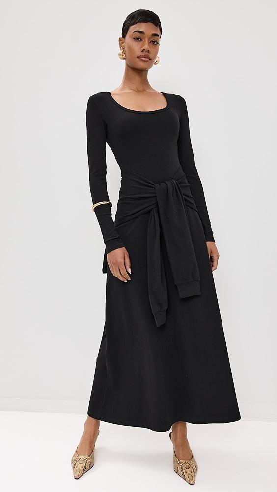 Pixie Market Sleeve Tie Long Sleeve Dress | Shopbop Product Image