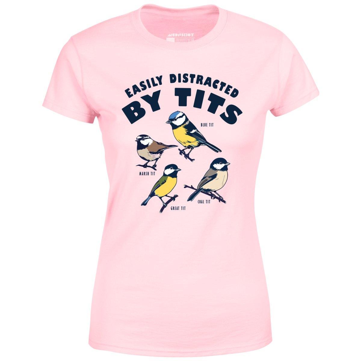 Easily Distracted Birds - Women's T-Shirt Female Product Image