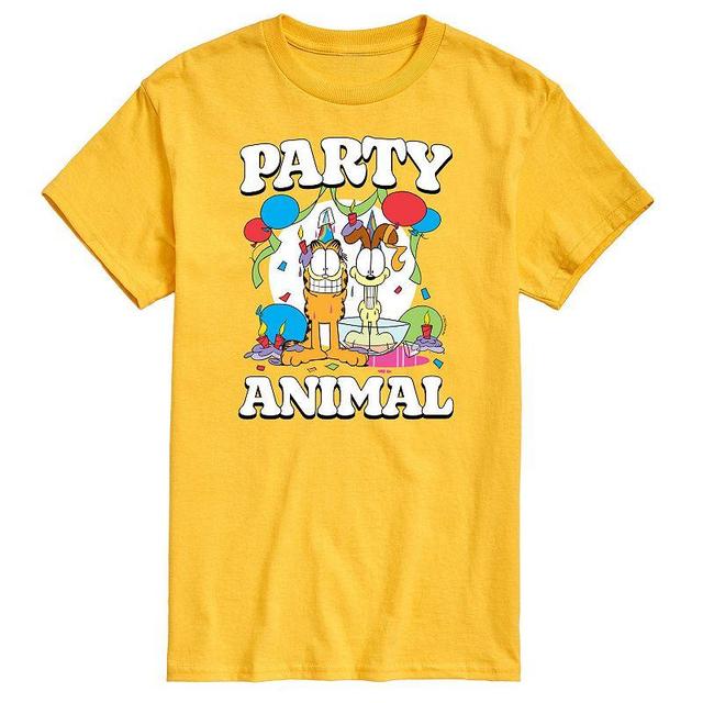 Mens Garfield Party Animal Graphic Tee Product Image