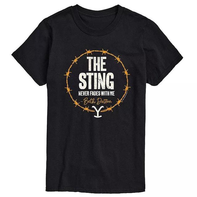 Big & Tall Yellowstone Beth Dutton Sting Tee, Mens Product Image