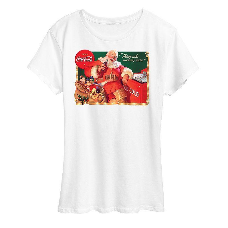 Plus Size Coca Cola Ice Cooler Graphic Tee, Girls Product Image