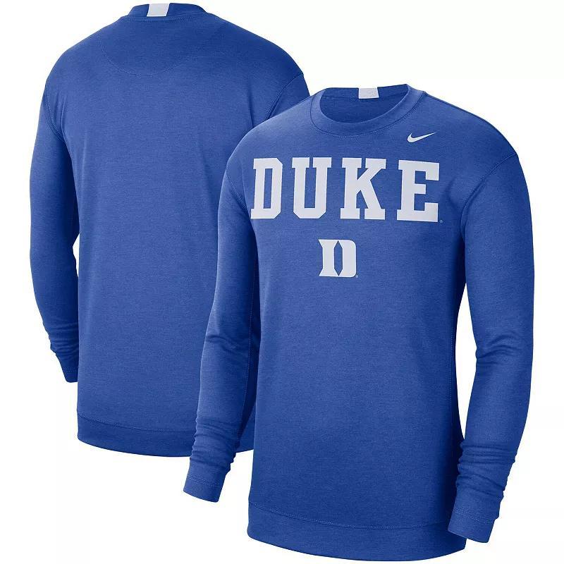 Mens Royal Duke Blue Devils 2021/22 Basketball Team Spotlight Performance Long Sleeve T-shirt Product Image