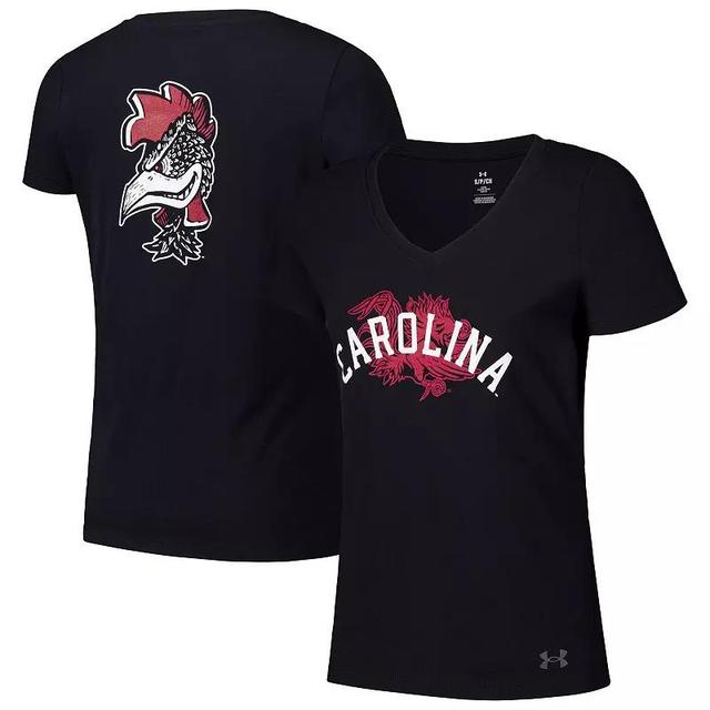 Womens Under Armour South Carolina Gamecocks Logo V-Neck T-Shirt Product Image