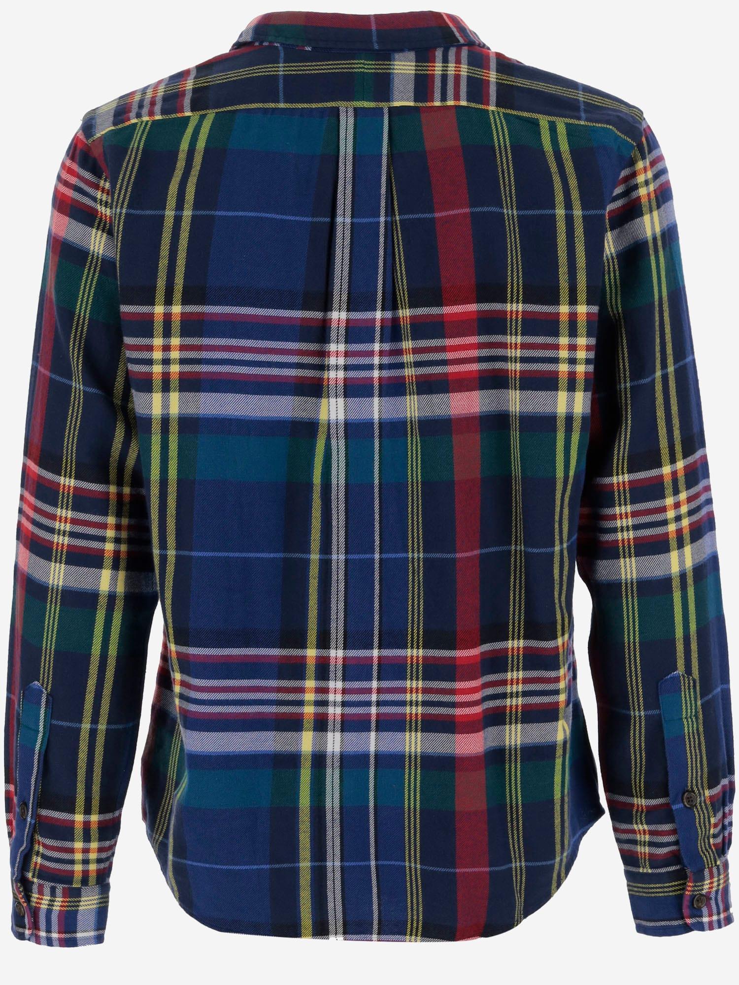 POLO RALPH LAUREN Cotton Shirt With Check Pattern In Red Product Image