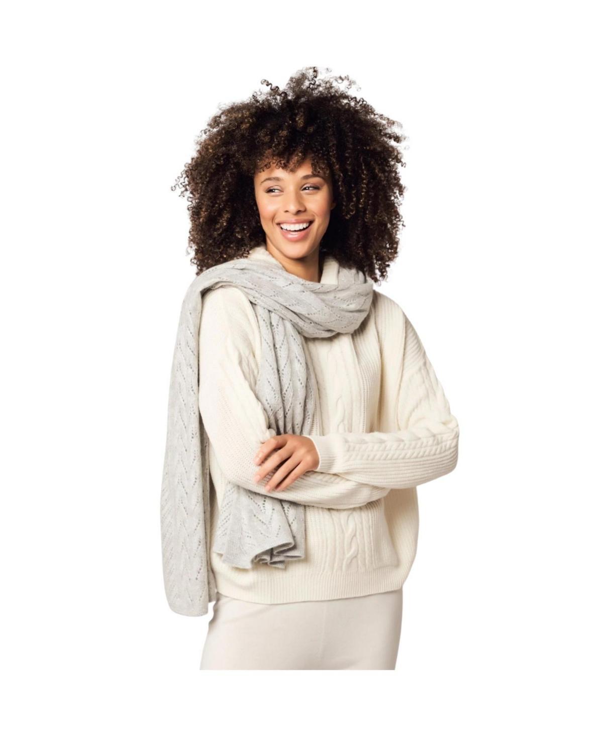 Bellemere Womens Single Cable Superfine Merino Sweater Pullover product image