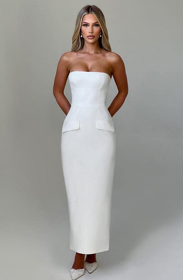 Roxanne Midaxi Dress - Ivory Product Image