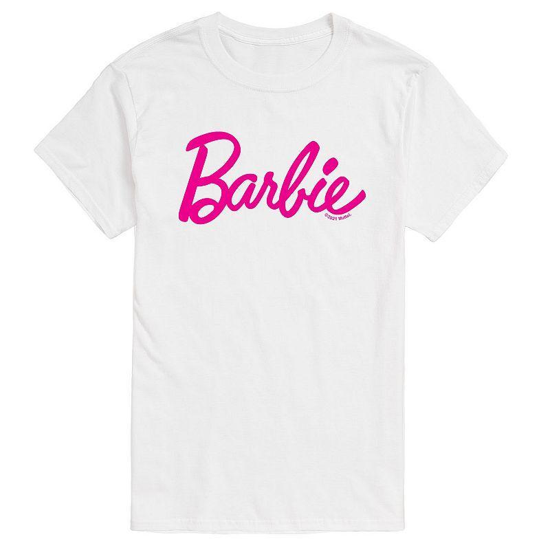 Big & Tall Barbie Classic Logo Graphic Tee, Mens Product Image