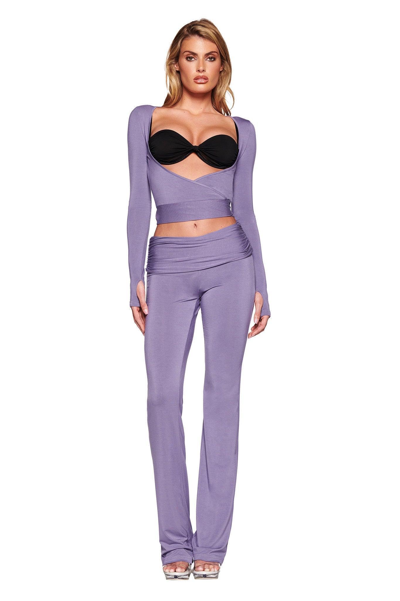 STELLA TOP - PURPLE : DUSTY LILAC Product Image