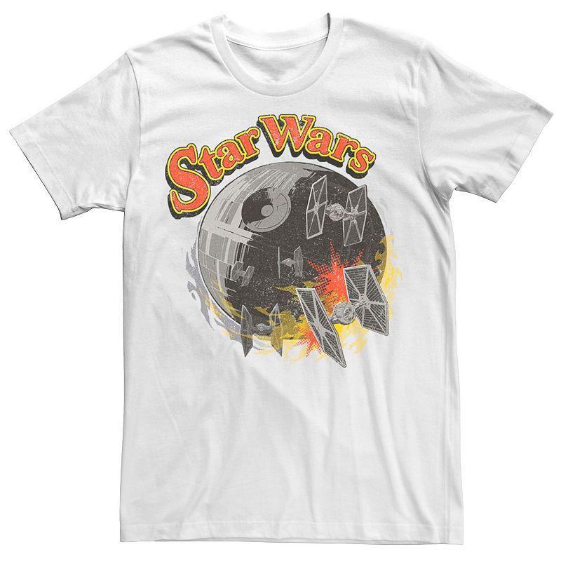 Mens Star Wars Retro Death Star Burn Tee Product Image