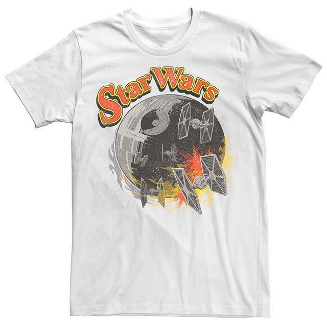 Mens Star Wars Retro Death Star Burn Tee Product Image