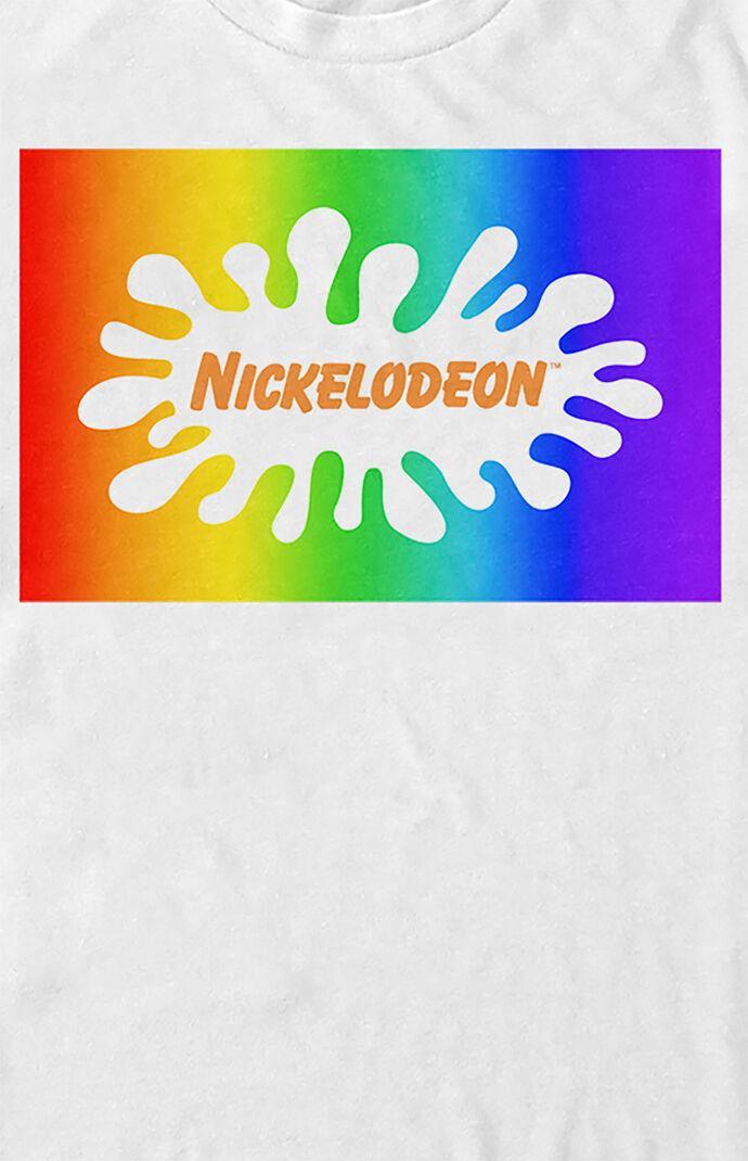 Men's Nickelodeon Rainbow Logo T-Shirt Product Image