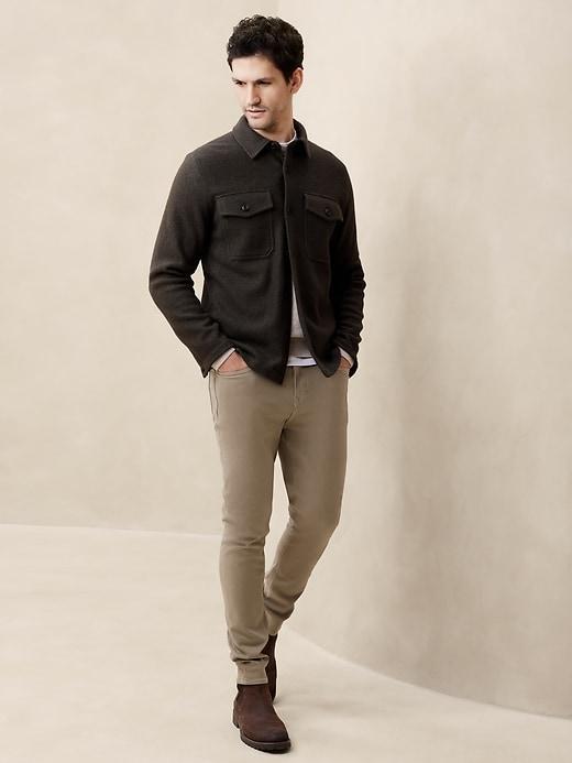 Skinny Garment Dye Travel Pant Product Image