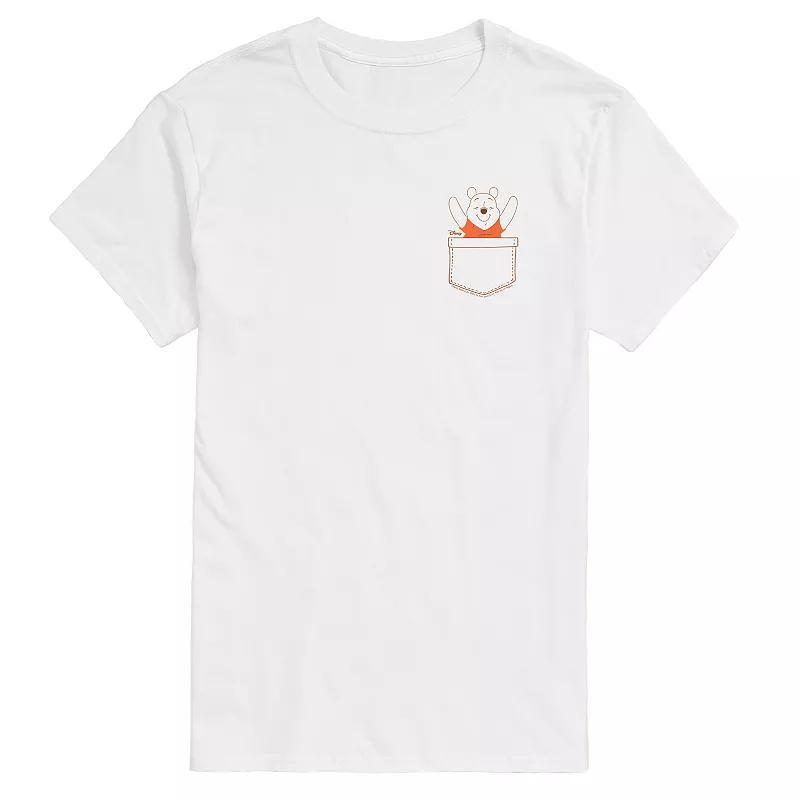 Disneys Winnie the Pooh Big & Tall Pocket Graphic Tee, Mens Product Image