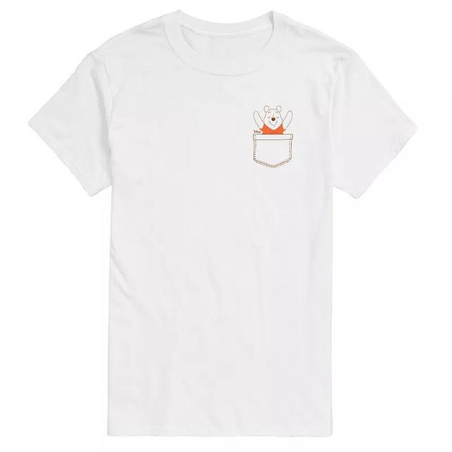 Disneys Winnie the Pooh Big & Tall Pocket Graphic Tee, Mens Product Image