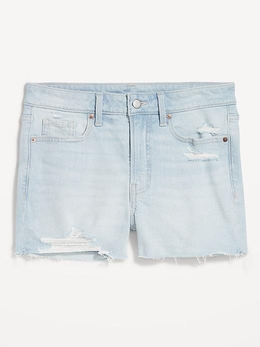 High-Waisted OG Jean Cut-Off Shorts Product Image