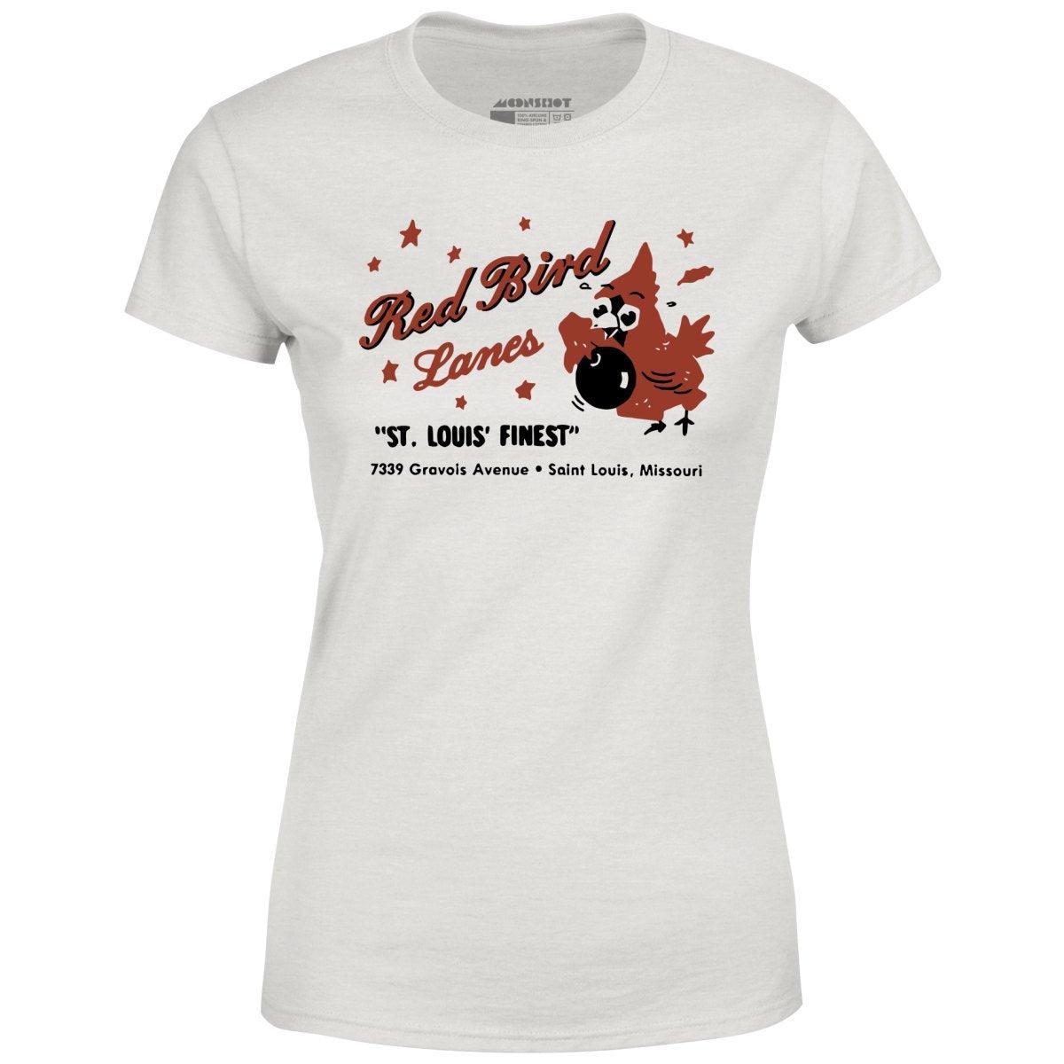 Red Bird Lanes v1 - St. Louis, MO - Vintage Bowling Alley - Women's T-Shirt Female Product Image