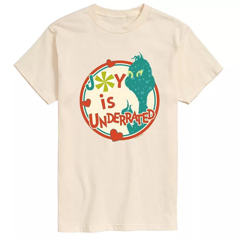 Big & Tall Dr. Seuss The Grinch Joy Is Underrated Graphic Tee, Mens Product Image