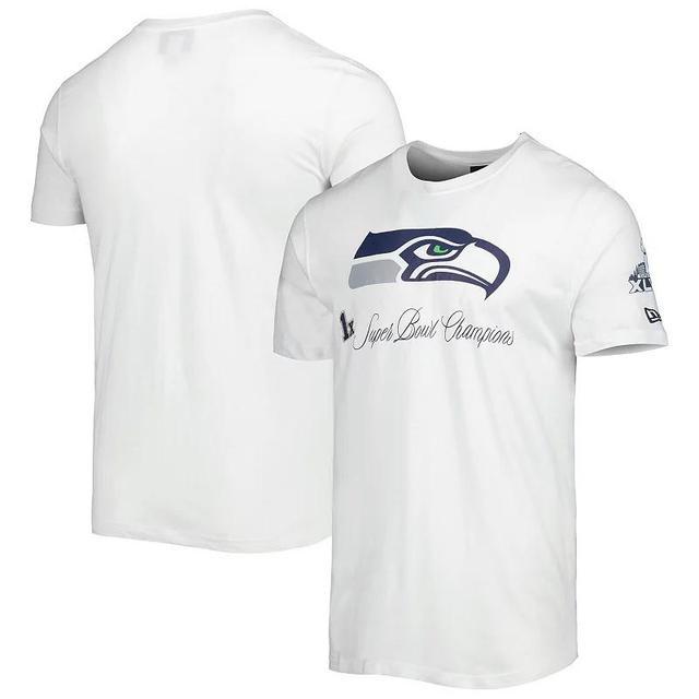 Mens New Era Seattle Seahawks Historic Champs T-Shirt Product Image