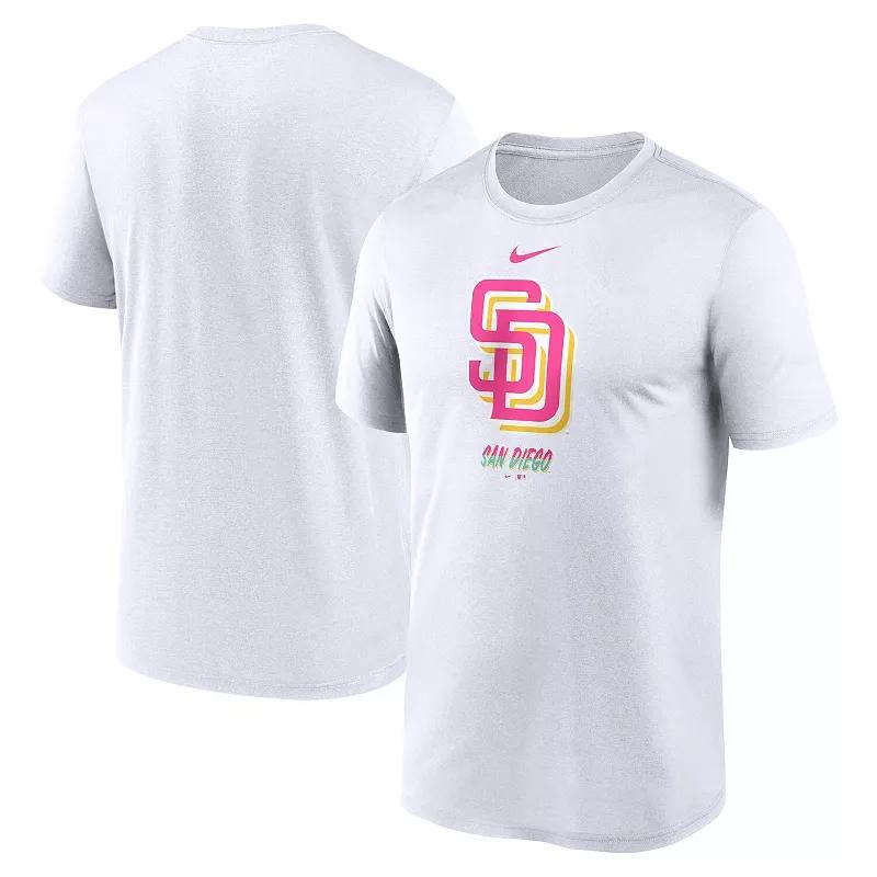 Mens Nike White San Diego Padres City Connect Logo T-shirt Product Image