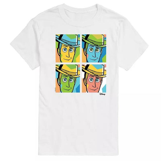 Disney / Pixars Toy Story Woody Mens Grid Graphic Tee Product Image