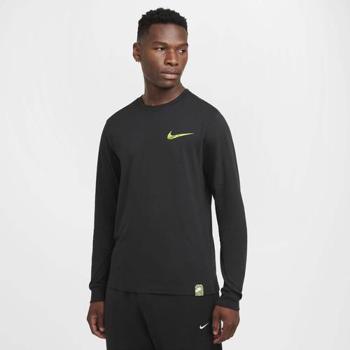 Nike Mens Nike Asbury Long Sleeve Crew Cuff - Mens Black Product Image