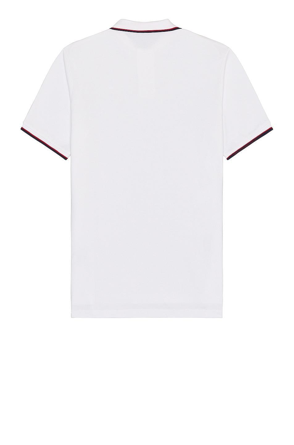 Polo Ralph Lauren Tipped Mesh Classic Polo in White. Size S, L, XL. Product Image