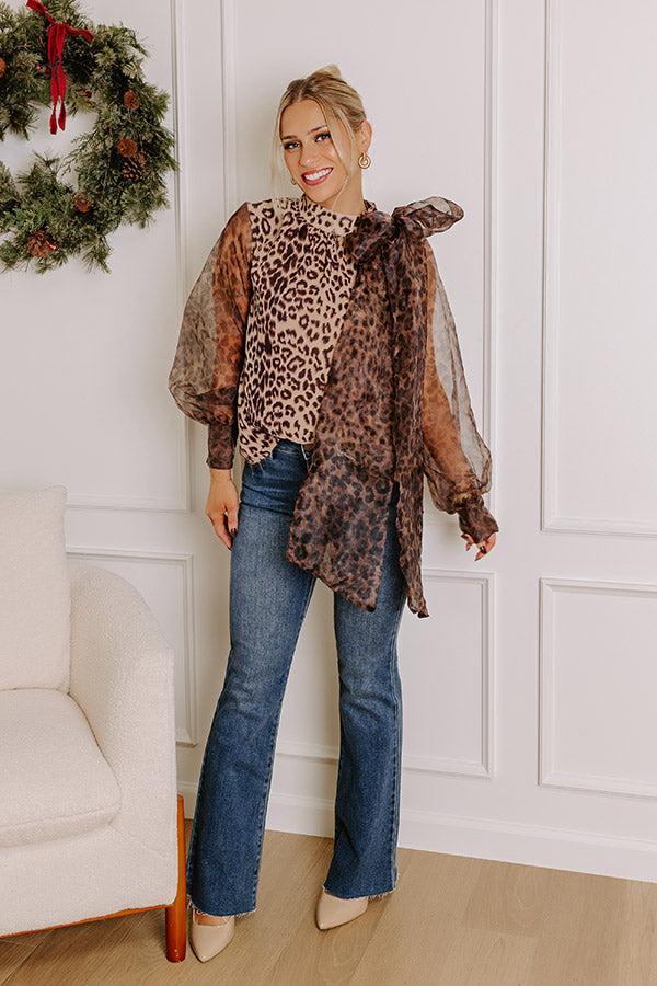 Paris Chic Leopard Top Product Image