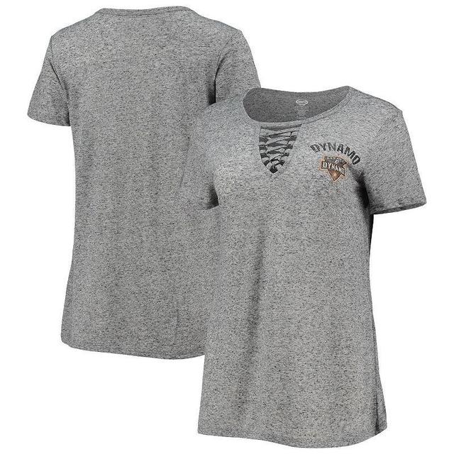 Womens Concepts Sport Gray Houston Dynamo FC Podium T-Shirt Product Image