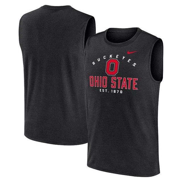 Mens Nike Ohio State Buckeyes Primetime Legend Lock Up Performance Muscle Tank Top Product Image